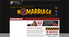 Desktop Screenshot of nomarriage.com